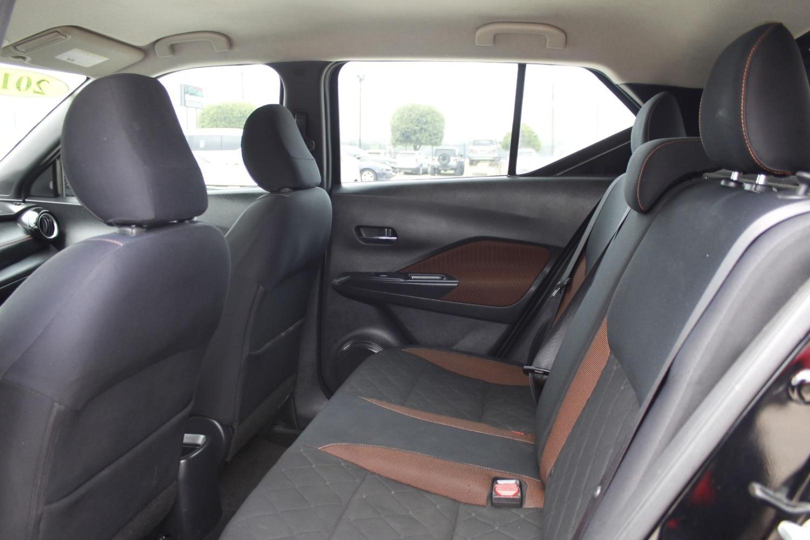 2018 Black Nissan Kicks SV (3N1CP5CU8JL) with an 1.6L L4 engine, Continuously Variable Transmission transmission, located at 2401 E Main St., Grand Prairie, TX, 75050, (972) 262-4440, 32.748981, -96.969643 - Photo#13