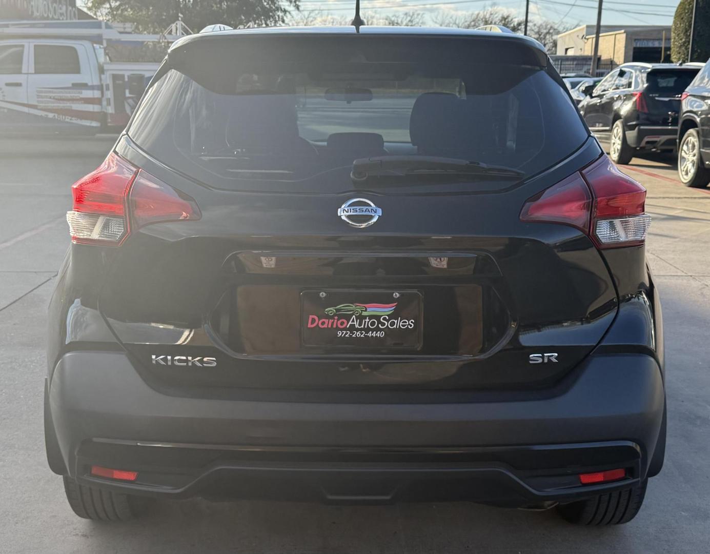 2018 Black Nissan Kicks (3N1CP5CU8JL) with an 1.6L L4 engine, located at 2401 E Main St., Grand Prairie, TX, 75050, (972) 262-4440, 32.748981, -96.969643 - Photo#10