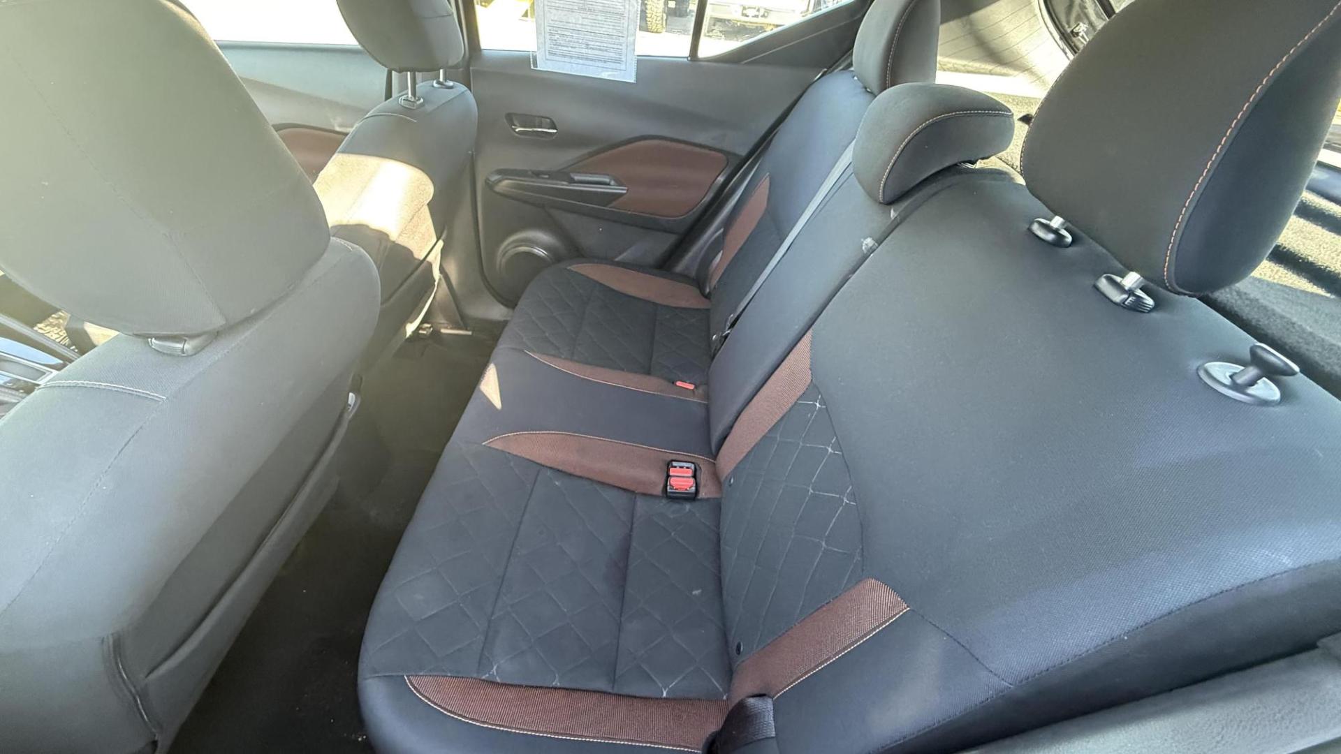 2018 Black Nissan Kicks (3N1CP5CU8JL) with an 1.6L L4 engine, located at 2401 E Main St., Grand Prairie, TX, 75050, (972) 262-4440, 32.748981, -96.969643 - Photo#35