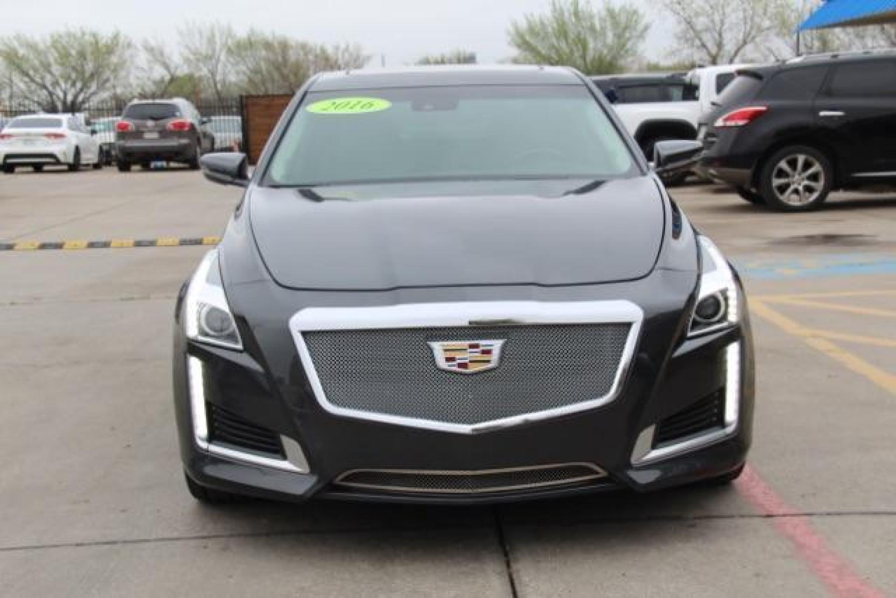 2016 Gray Cadillac CTS 2.0L Turbo Luxury AWD (1G6AX5SX5G0) with an 2.0L L4 DOHC 16V TURBO engine, 6-Speed Automatic transmission, located at 2401 E Main St., Grand Prairie, TX, 75050, (972) 262-4440, 32.749290, -96.970558 - Photo #1