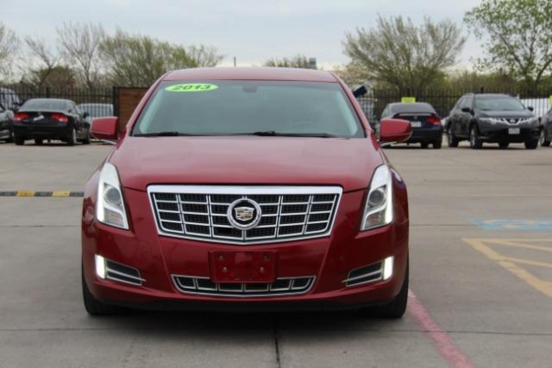 2013 RED Cadillac XTS Luxury (2G61P5S33D9) with an 3.6L V6 DOHC 24V engine, 6-Speed Automatic transmission, located at 2401 E Main St., Grand Prairie, TX, 75050, (972) 262-4440, 32.749290, -96.970558 - Photo #2