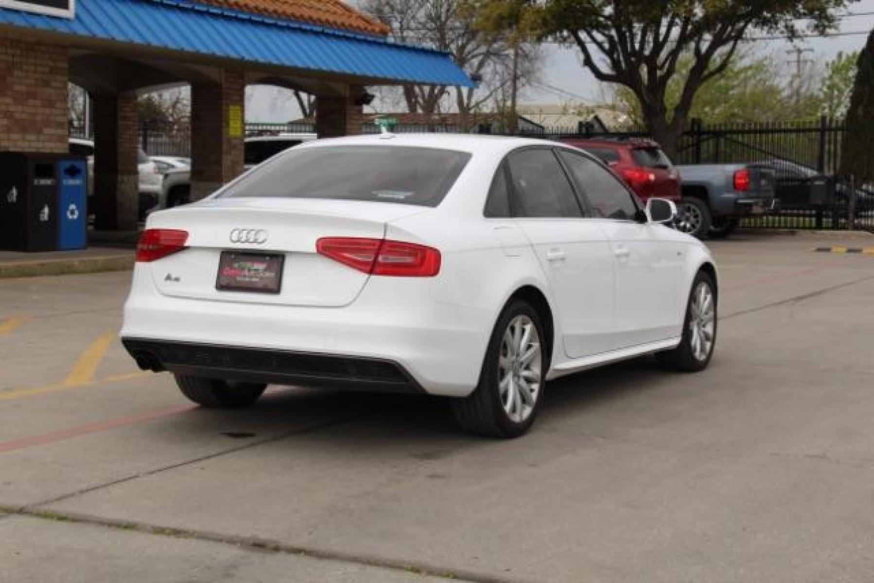 2014 White Audi A4 2.0 T Sedan FrontTrak Multitronic (WAUAFAFL1EA) with an 2.0L L4 DOHC 16V TURBO engine, Continuously Variable Transmission transmission, located at 2401 E Main St., Grand Prairie, TX, 75050, (972) 262-4440, 32.749290, -96.970558 - Photo #6