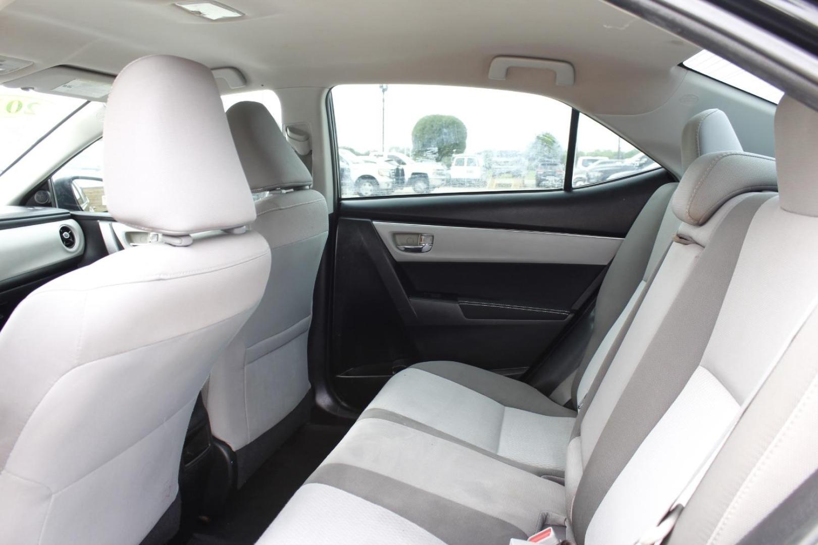2018 Black Toyota Corolla LE CVT (5YFBURHE2JP) with an 1.8L L4 DOHC 16V engine, Continuously Variable Transmission transmission, located at 2401 E Main St., Grand Prairie, TX, 75050, (972) 262-4440, 32.748981, -96.969643 - Photo#13