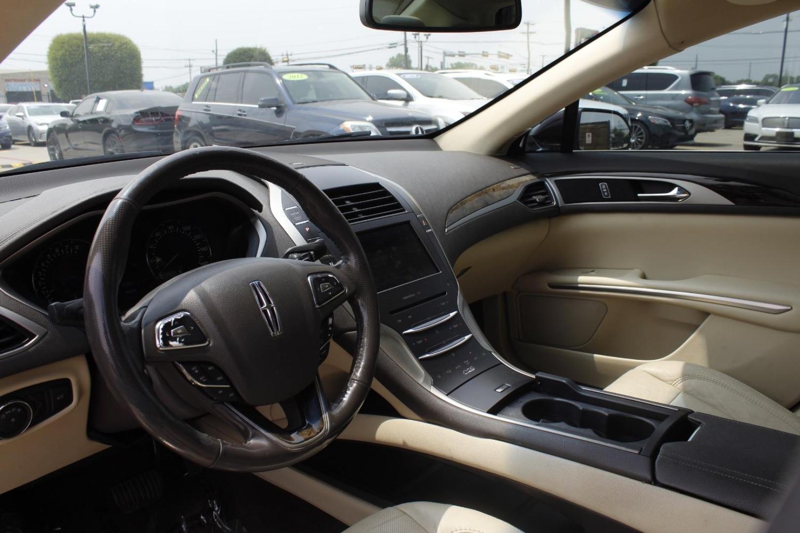 2013 MAROON Lincoln MKZ FWD (3LN6L2G92DR) with an 2.0L L4 DOHC 16V engine, 6-Speed Automatic transmission, located at 2401 E Main St., Grand Prairie, TX, 75050, (972) 262-4440, 32.748981, -96.969643 - Photo#12