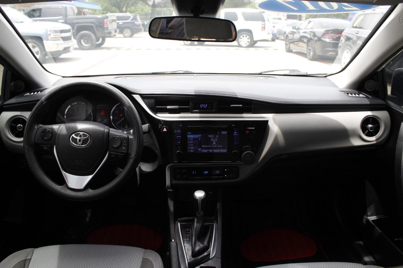 2017 WHITE Toyota Corolla LE CVT (5YFBURHE3HP) with an 1.8L L4 DOHC 16V engine, Continuously Variabl transmission, located at 2401 E Main St., Grand Prairie, TX, 75050, (972) 262-4440, 32.748981, -96.969643 - Photo#15