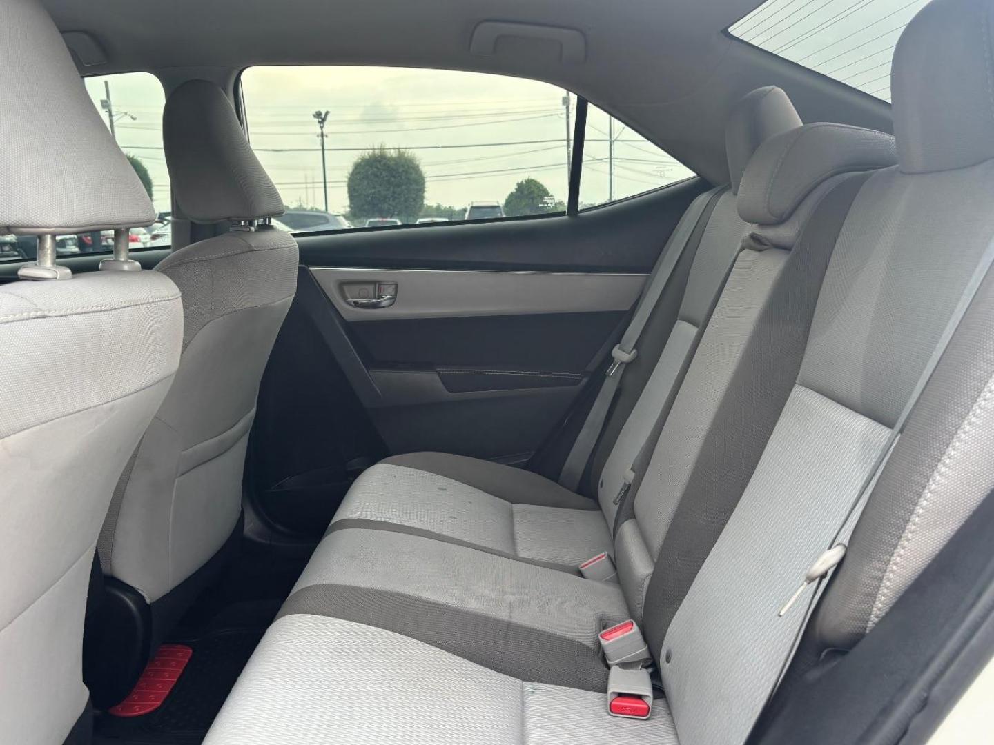 2017 WHITE Toyota Corolla LE CVT (5YFBURHE3HP) with an 1.8L L4 DOHC 16V engine, Continuously Variabl transmission, located at 2401 E Main St., Grand Prairie, TX, 75050, (972) 262-4440, 32.748981, -96.969643 - Photo#18