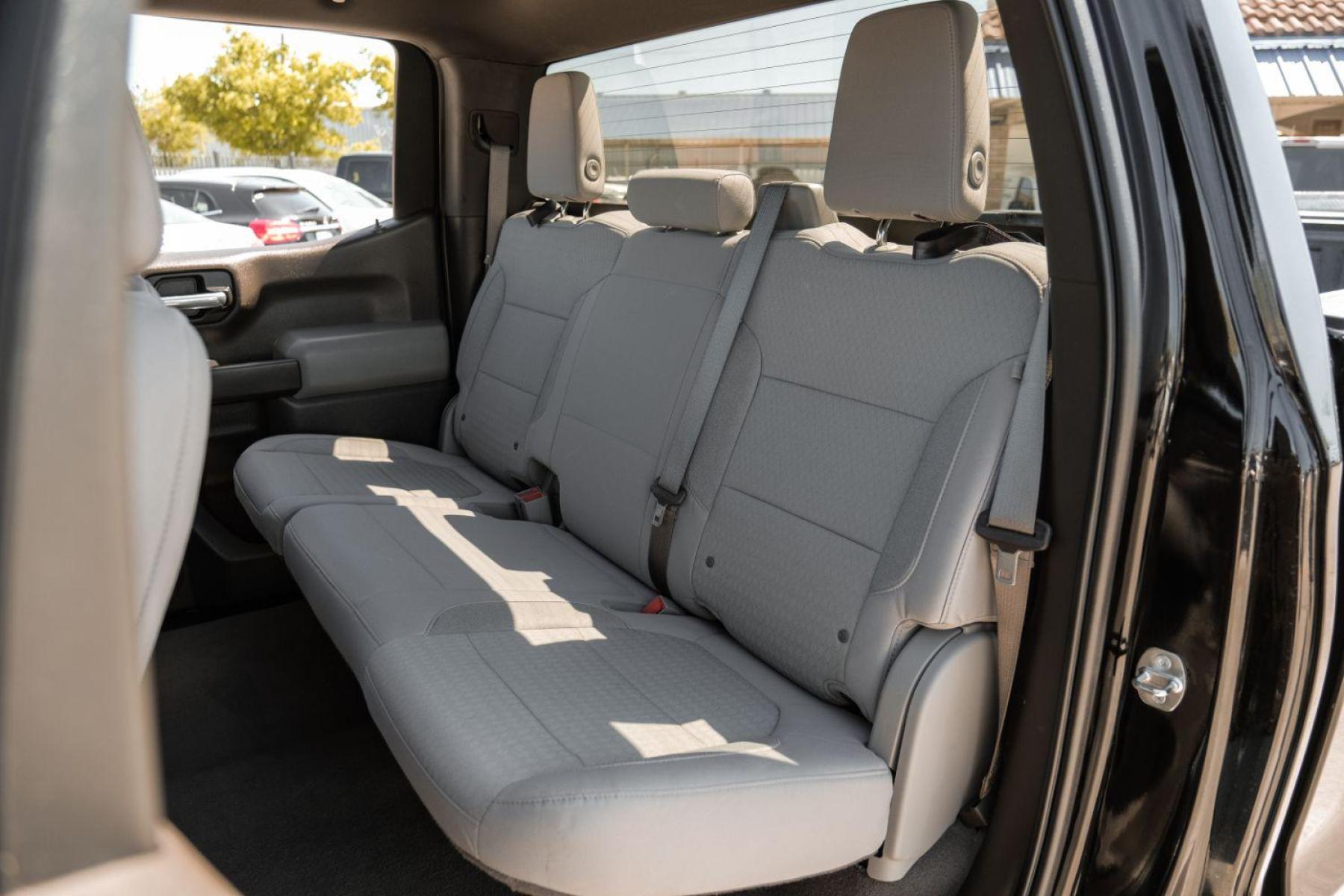 2019 BLACK Chevrolet Silverado 1500 LT Crew Cab 2WD (1GCPWCED0KZ) with an 5.3L V8 OHV 16V engine, 6-Speed Automatic transmission, located at 2401 E Main St., Grand Prairie, TX, 75050, (972) 262-4440, 32.748981, -96.969643 - Photo #38