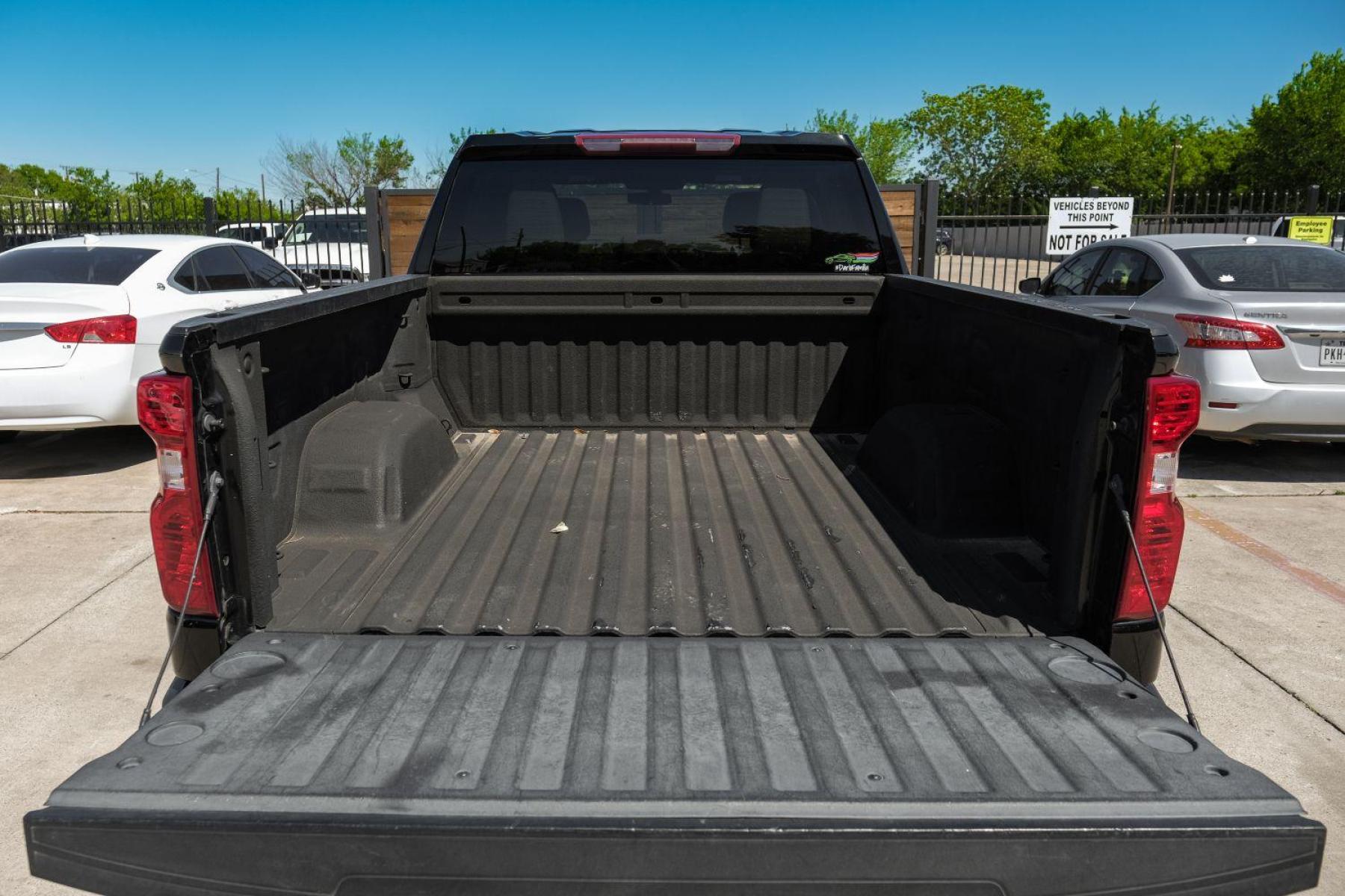 2019 BLACK Chevrolet Silverado 1500 LT Crew Cab 2WD (1GCPWCED0KZ) with an 5.3L V8 OHV 16V engine, 6-Speed Automatic transmission, located at 2401 E Main St., Grand Prairie, TX, 75050, (972) 262-4440, 32.748981, -96.969643 - Photo #52