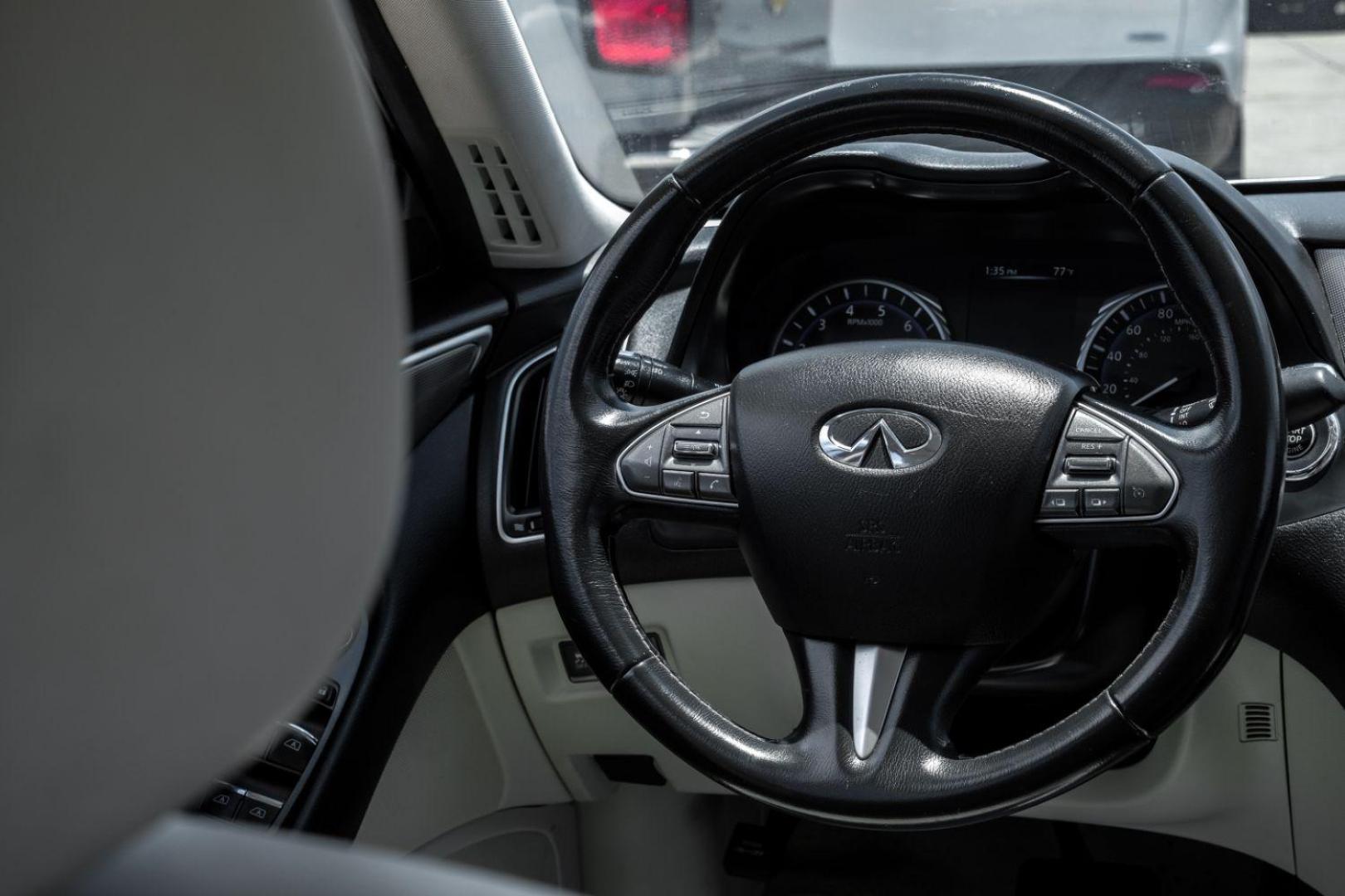 2015 GRAY Infiniti Q50 Premium (JN1BV7AP2FM) with an 3.7L V6 DOHC 24V engine, 7-Speed Automatic transmission, located at 2401 E Main St., Grand Prairie, TX, 75050, (972) 262-4440, 32.748981, -96.969643 - Photo#21