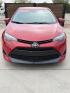 2018 red Toyota Corolla LE CVT (5YFBURHE8JP) with an 1.8L L4 DOHC 16V engine, Continuously Variabl transmission, located at 2401 E Main St., Grand Prairie, TX, 75050, (972) 262-4440, 32.748981, -96.969643 - Photo#2