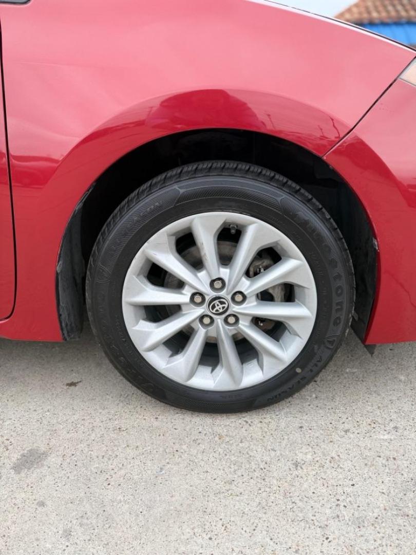 2018 red Toyota Corolla LE CVT (5YFBURHE8JP) with an 1.8L L4 DOHC 16V engine, Continuously Variabl transmission, located at 2401 E Main St., Grand Prairie, TX, 75050, (972) 262-4440, 32.748981, -96.969643 - Photo#15