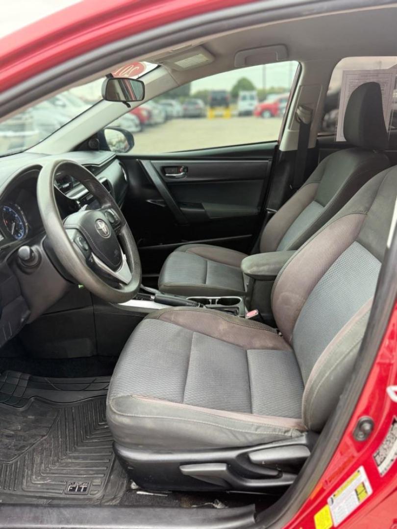 2018 red Toyota Corolla LE CVT (5YFBURHE8JP) with an 1.8L L4 DOHC 16V engine, Continuously Variabl transmission, located at 2401 E Main St., Grand Prairie, TX, 75050, (972) 262-4440, 32.748981, -96.969643 - Photo#19
