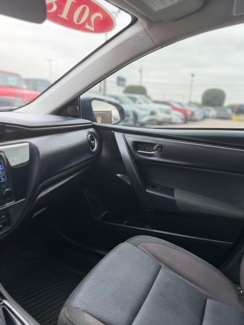 2018 red Toyota Corolla LE CVT (5YFBURHE8JP) with an 1.8L L4 DOHC 16V engine, Continuously Variabl transmission, located at 2401 E Main St., Grand Prairie, TX, 75050, (972) 262-4440, 32.748981, -96.969643 - Photo#25