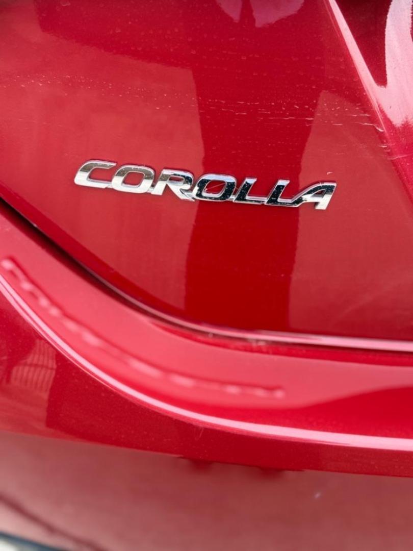 2018 red Toyota Corolla LE CVT (5YFBURHE8JP) with an 1.8L L4 DOHC 16V engine, Continuously Variabl transmission, located at 2401 E Main St., Grand Prairie, TX, 75050, (972) 262-4440, 32.748981, -96.969643 - Photo#29