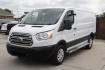 2018 White Ford Transit 250 Van Low Roof 60/40 Pass.130-in. WB (1FTYR1ZM6JK) with an 3.7L V6 DOHC 24V engine, 6-Speed Automatic transmission, located at 2401 E Main St., Grand Prairie, TX, 75050, (972) 262-4440, 32.748981, -96.969643 - Photo#1