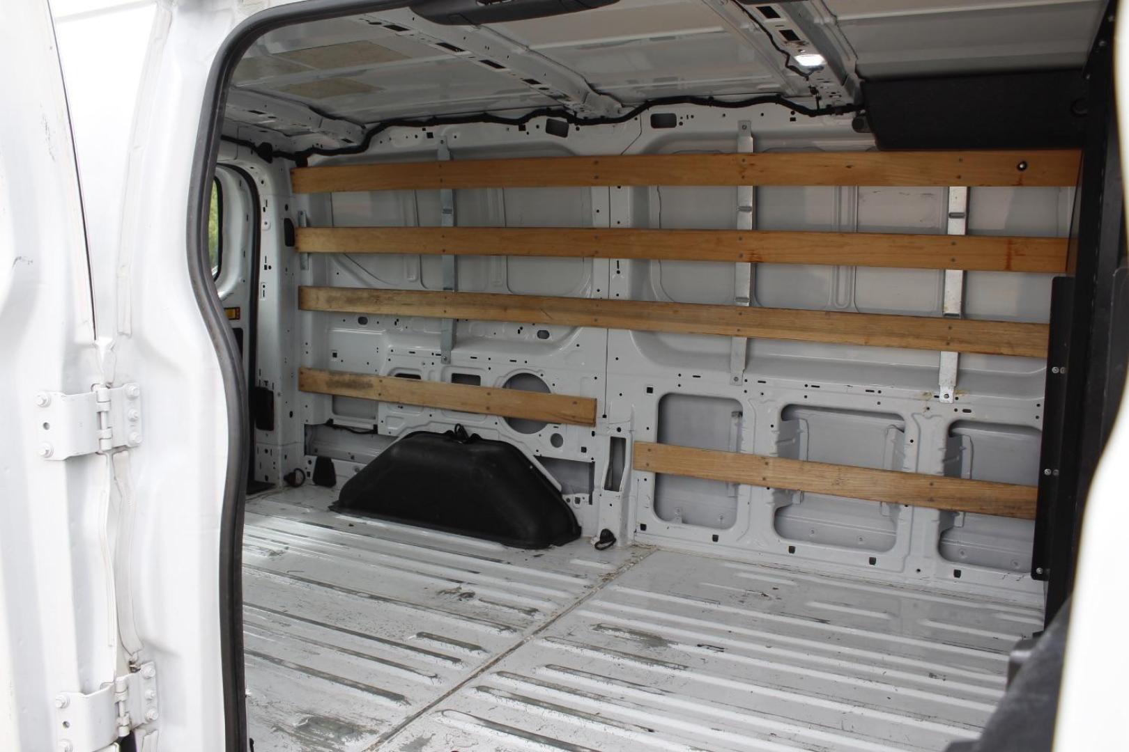 2018 White Ford Transit 250 Van Low Roof 60/40 Pass.130-in. WB (1FTYR1ZM6JK) with an 3.7L V6 DOHC 24V engine, 6-Speed Automatic transmission, located at 2401 E Main St., Grand Prairie, TX, 75050, (972) 262-4440, 32.748981, -96.969643 - Photo#12