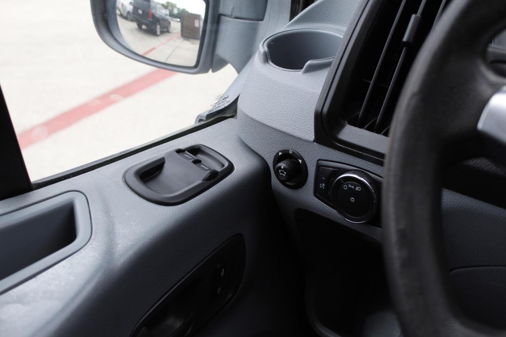 2018 White Ford Transit 250 Van Low Roof 60/40 Pass.130-in. WB (1FTYR1ZM6JK) with an 3.7L V6 DOHC 24V engine, 6-Speed Automatic transmission, located at 2401 E Main St., Grand Prairie, TX, 75050, (972) 262-4440, 32.748981, -96.969643 - Photo#18