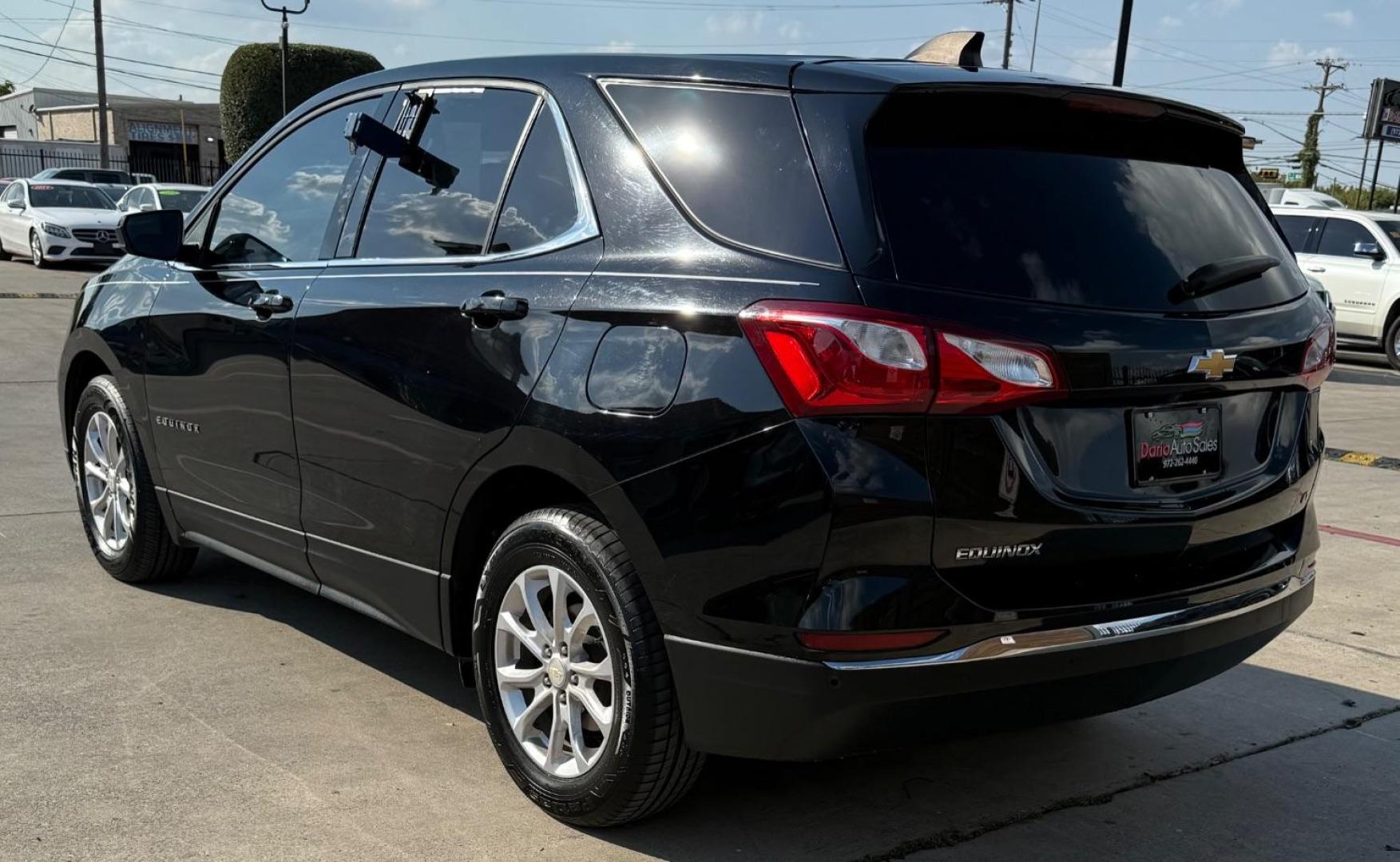 2020 BLACK Chevrolet Equinox LT 2WD (3GNAXKEV6LL) with an 1.5L L4 DOHC 16V TUR engine, 6-Speed Automatic transmission, located at 2401 E Main St., Grand Prairie, TX, 75050, (972) 262-4440, 32.748981, -96.969643 - Photo#7