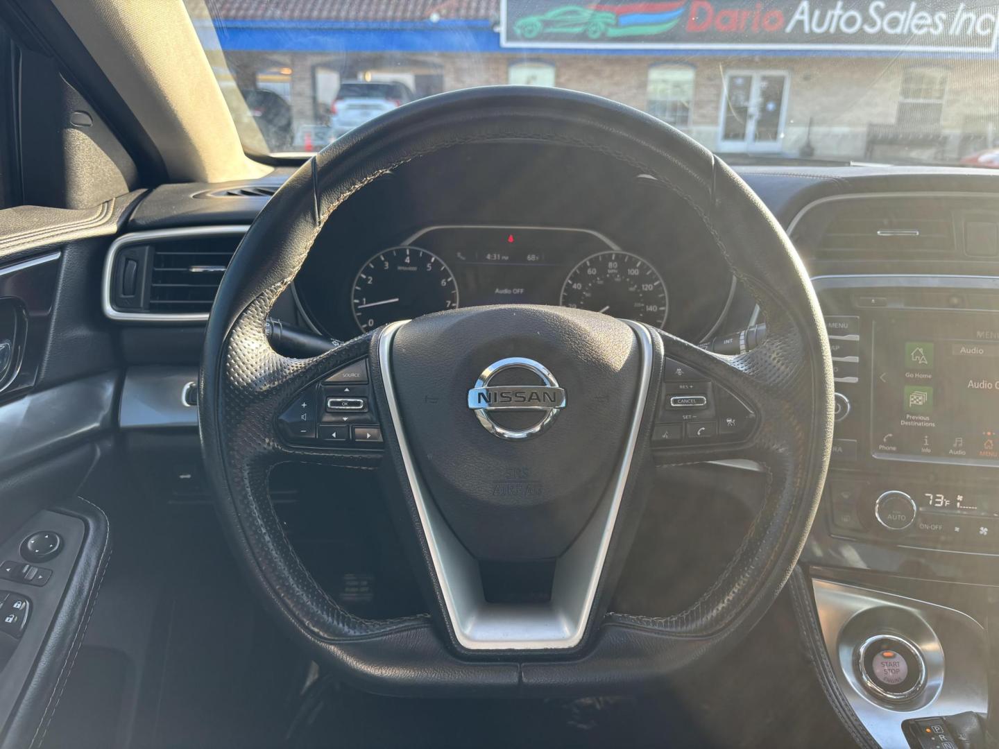 2019 Silver Nissan Maxima (1N4AA6AV8KC) with an 3.5L V6 DOHC 24V engine, located at 2401 E Main St., Grand Prairie, TX, 75050, (972) 262-4440, 32.748981, -96.969643 - Photo#12