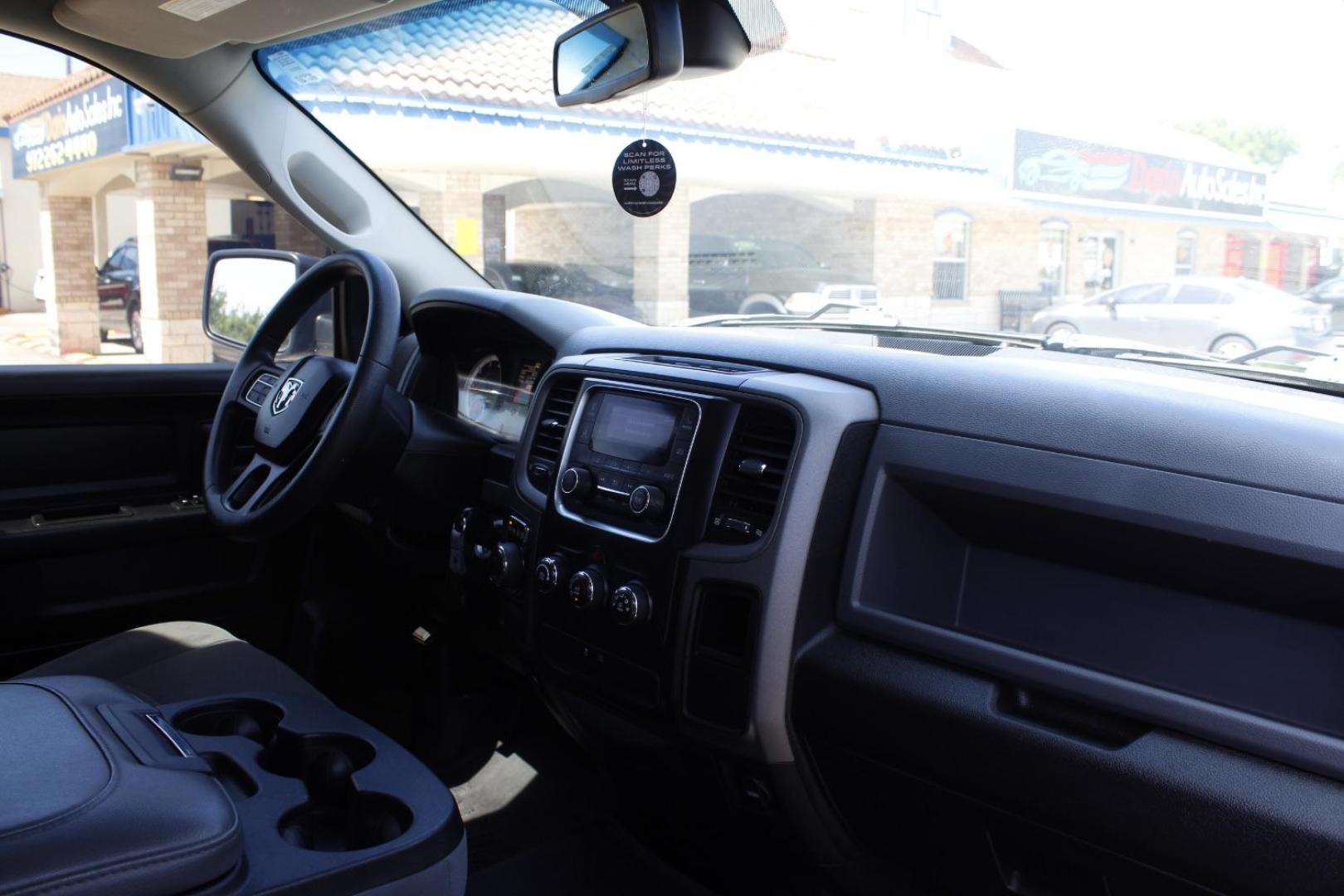 2018 black RAM 1500 Tradesman Quad Cab 2 (1C6RR6FG7JS) with an 3.6L V6 DOHC 24V FFV engine, 8-Speed Automatic transmission, located at 2401 E Main St., Grand Prairie, TX, 75050, (972) 262-4440, 32.748981, -96.969643 - Photo#12