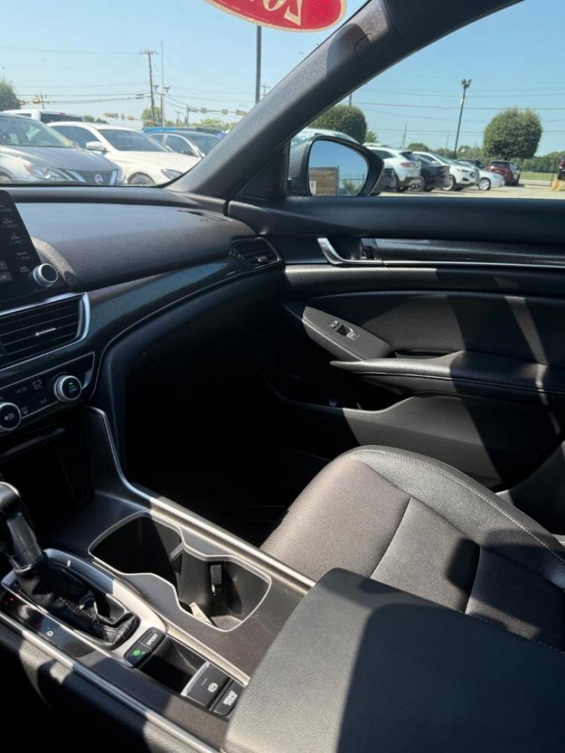 2019 GRAY Honda Accord Sport CVT (1HGCV1F37KA) with an 1.5L L4 DOHC 16V TUR engine, Continuously Variabl transmission, located at 2401 E Main St., Grand Prairie, TX, 75050, (972) 262-4440, 32.748981, -96.969643 - Photo#21
