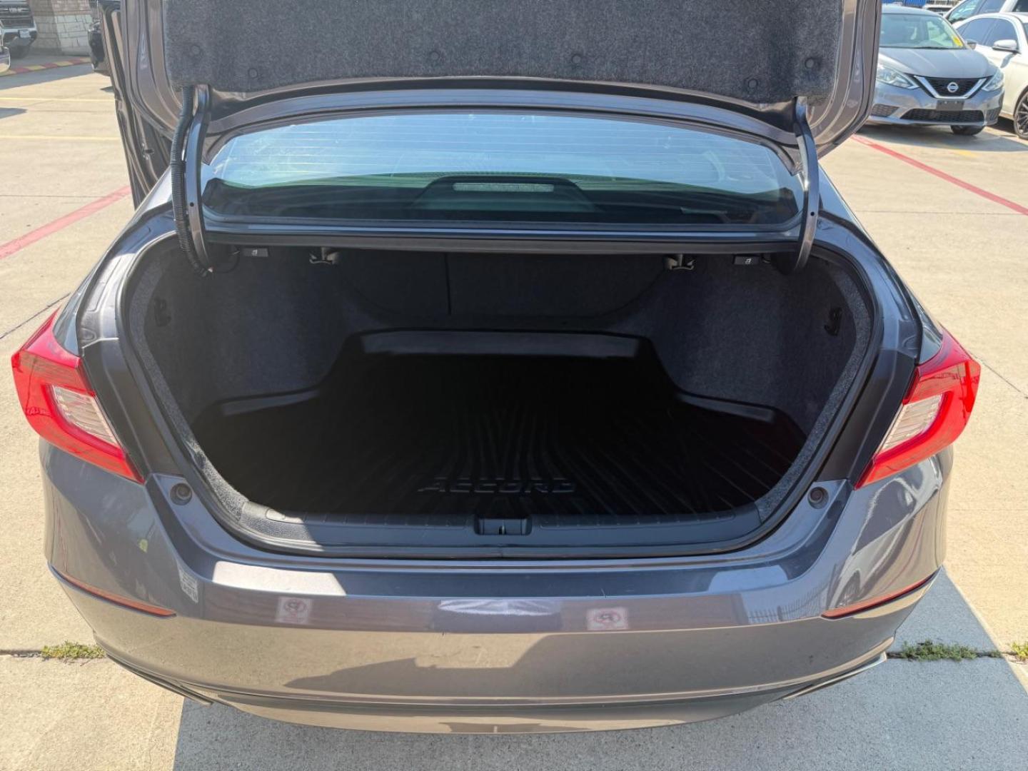 2019 GRAY Honda Accord Sport CVT (1HGCV1F37KA) with an 1.5L L4 DOHC 16V TUR engine, Continuously Variabl transmission, located at 2401 E Main St., Grand Prairie, TX, 75050, (972) 262-4440, 32.748981, -96.969643 - Photo#22
