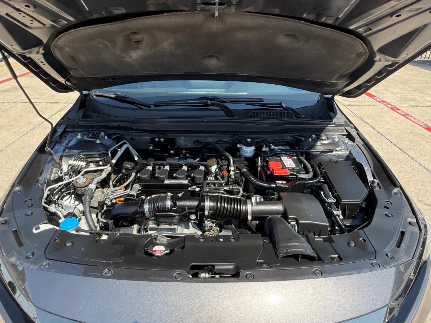 2019 GRAY Honda Accord Sport CVT (1HGCV1F37KA) with an 1.5L L4 DOHC 16V TUR engine, Continuously Variabl transmission, located at 2401 E Main St., Grand Prairie, TX, 75050, (972) 262-4440, 32.748981, -96.969643 - Photo#23
