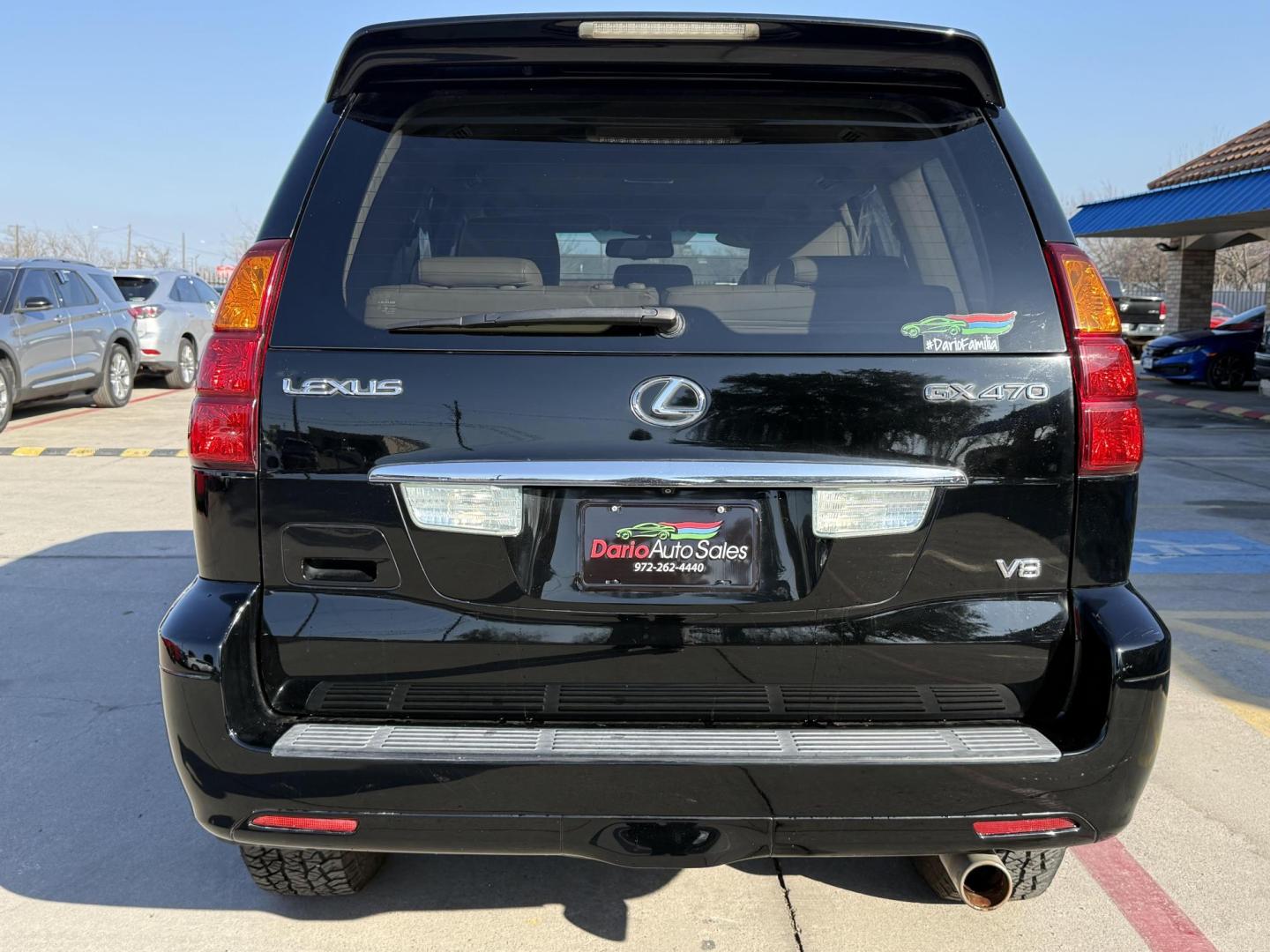 2007 Black Lexus Gx 470 (JTJBT20XX70) with an 4.7L V8 DOHC 32V engine, located at 2401 E Main St., Grand Prairie, TX, 75050, (972) 262-4440, 32.748981, -96.969643 - Photo#9