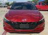 2021 Red Hyundai Elantra (5NPLM4AG7MH) with an 2.0L L4 DOHC 16V engine, located at 2401 E Main St., Grand Prairie, TX, 75050, (972) 262-4440, 32.748981, -96.969643 - Photo#3