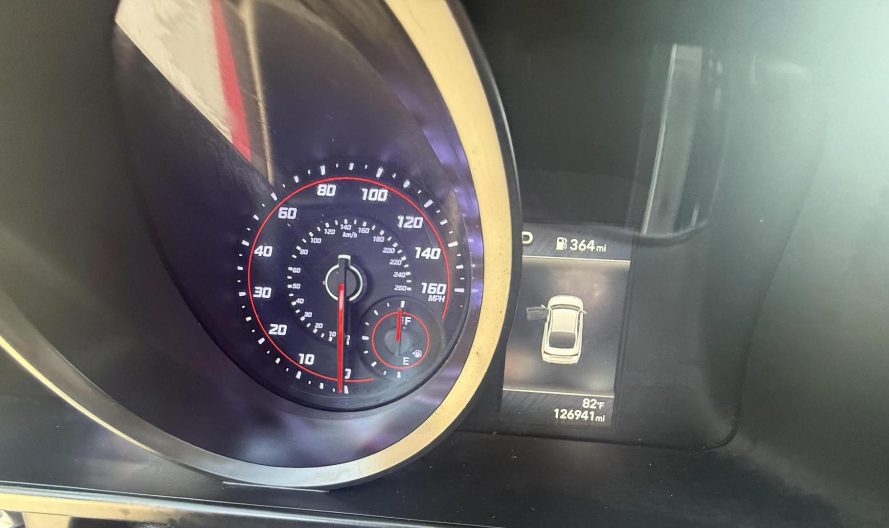 2021 Red Hyundai Elantra (5NPLM4AG7MH) with an 2.0L L4 DOHC 16V engine, located at 2401 E Main St., Grand Prairie, TX, 75050, (972) 262-4440, 32.748981, -96.969643 - Photo#4