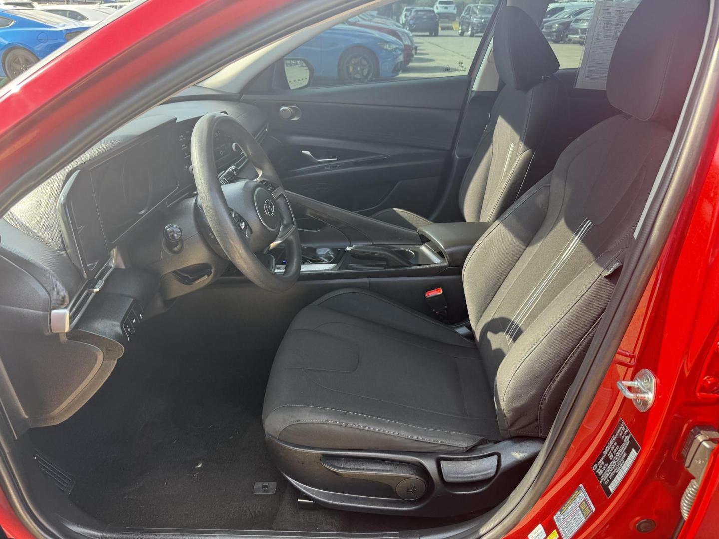 2021 Red Hyundai Elantra (5NPLM4AG7MH) with an 2.0L L4 DOHC 16V engine, located at 2401 E Main St., Grand Prairie, TX, 75050, (972) 262-4440, 32.748981, -96.969643 - Photo#9