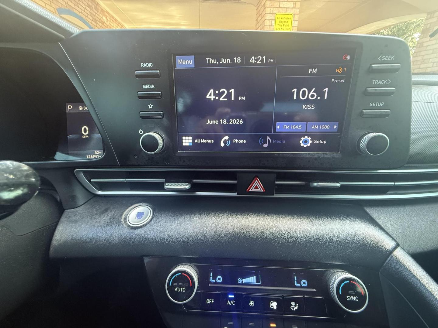 2021 Red Hyundai Elantra (5NPLM4AG7MH) with an 2.0L L4 DOHC 16V engine, located at 2401 E Main St., Grand Prairie, TX, 75050, (972) 262-4440, 32.748981, -96.969643 - Photo#10
