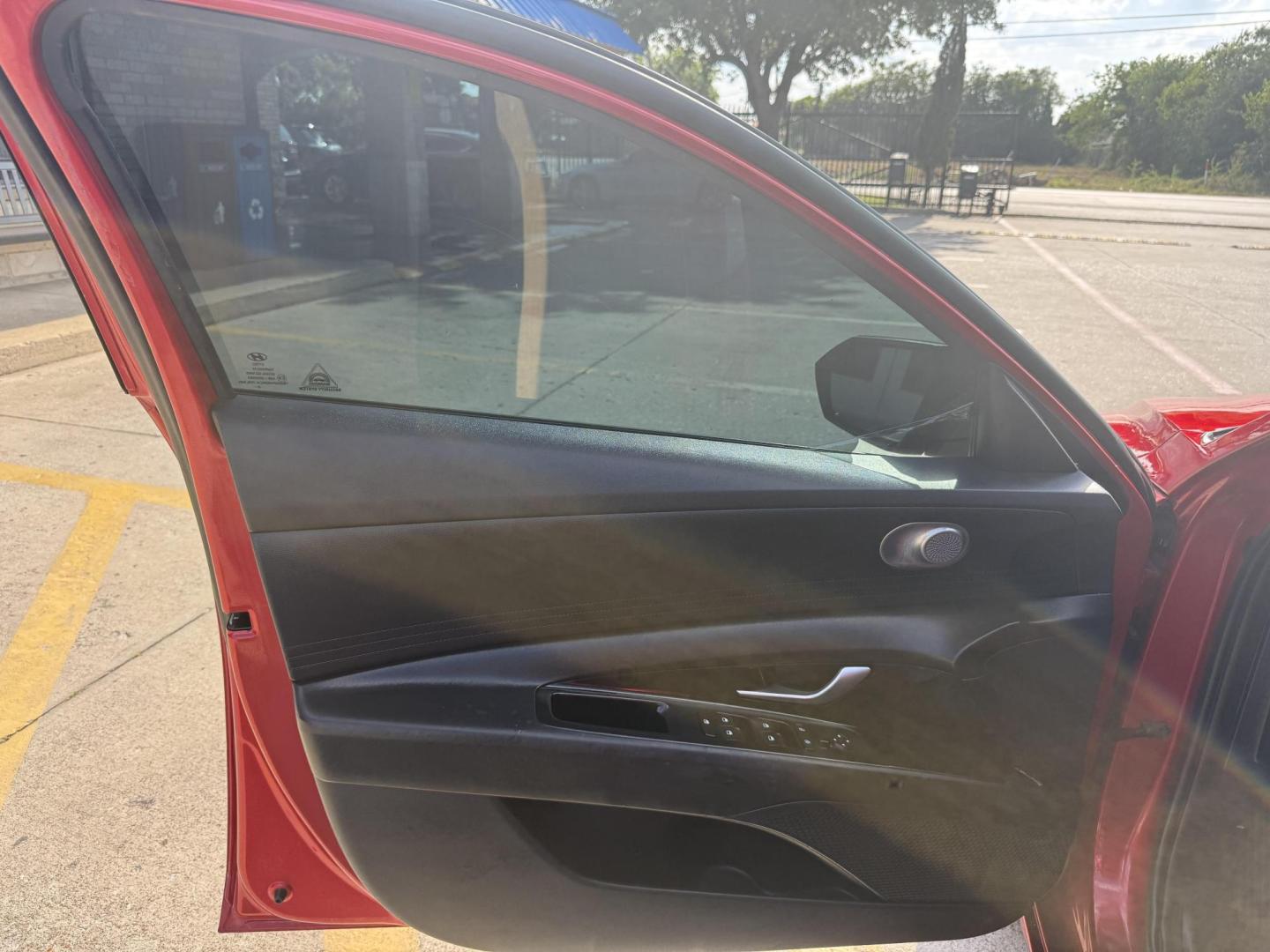 2021 Red Hyundai Elantra (5NPLM4AG7MH) with an 2.0L L4 DOHC 16V engine, located at 2401 E Main St., Grand Prairie, TX, 75050, (972) 262-4440, 32.748981, -96.969643 - Photo#12