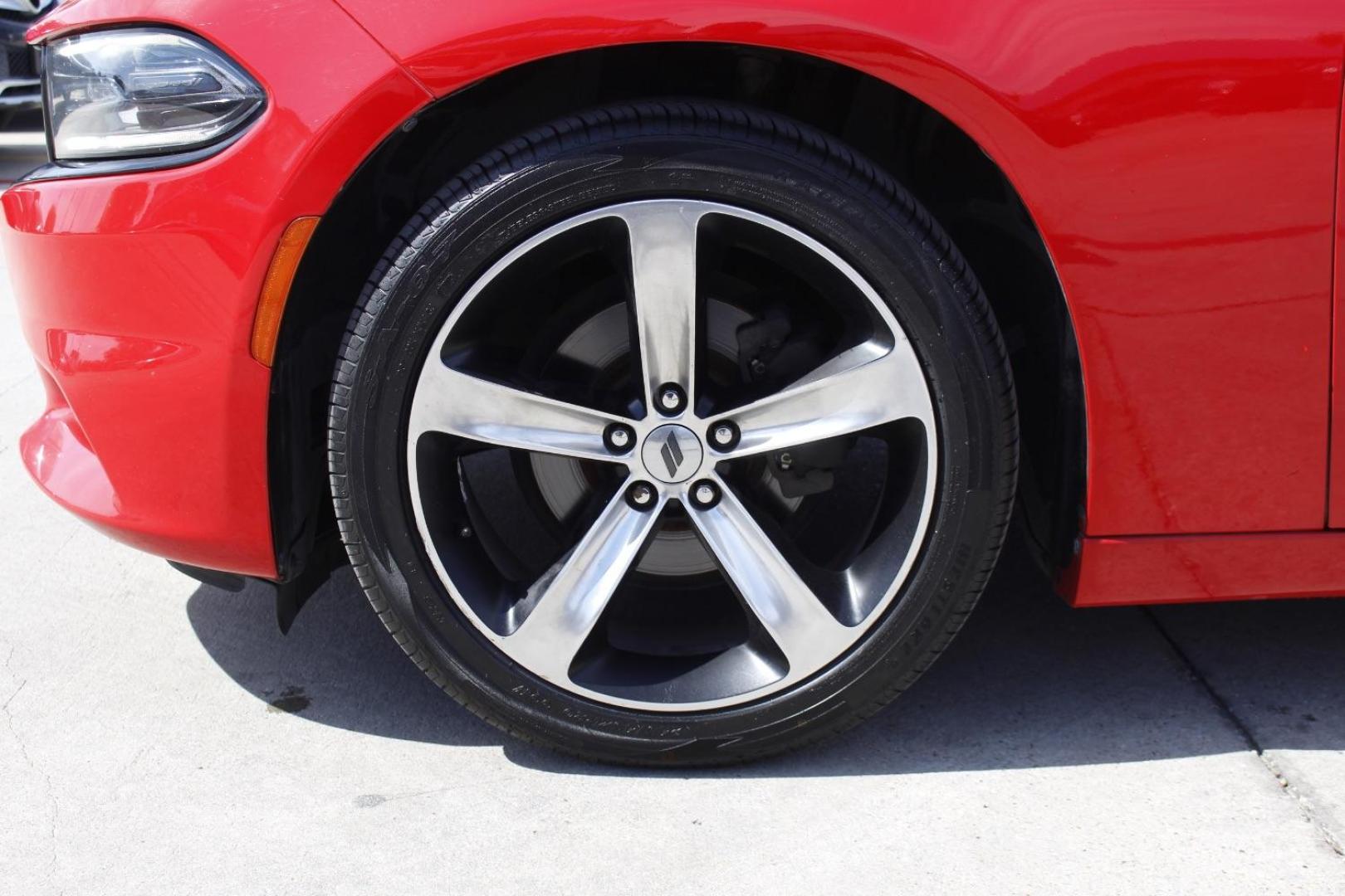 2017 red Dodge Charger SXT (2C3CDXBG8HH) with an 3.6L V6 DOHC 24V engine, 8-Speed Automatic transmission, located at 2401 E Main St., Grand Prairie, TX, 75050, (972) 262-4440, 32.748981, -96.969643 - Photo#3