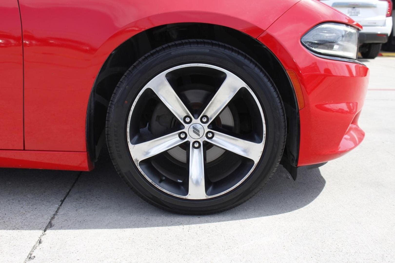 2017 red Dodge Charger SXT (2C3CDXBG8HH) with an 3.6L V6 DOHC 24V engine, 8-Speed Automatic transmission, located at 2401 E Main St., Grand Prairie, TX, 75050, (972) 262-4440, 32.748981, -96.969643 - Photo#8