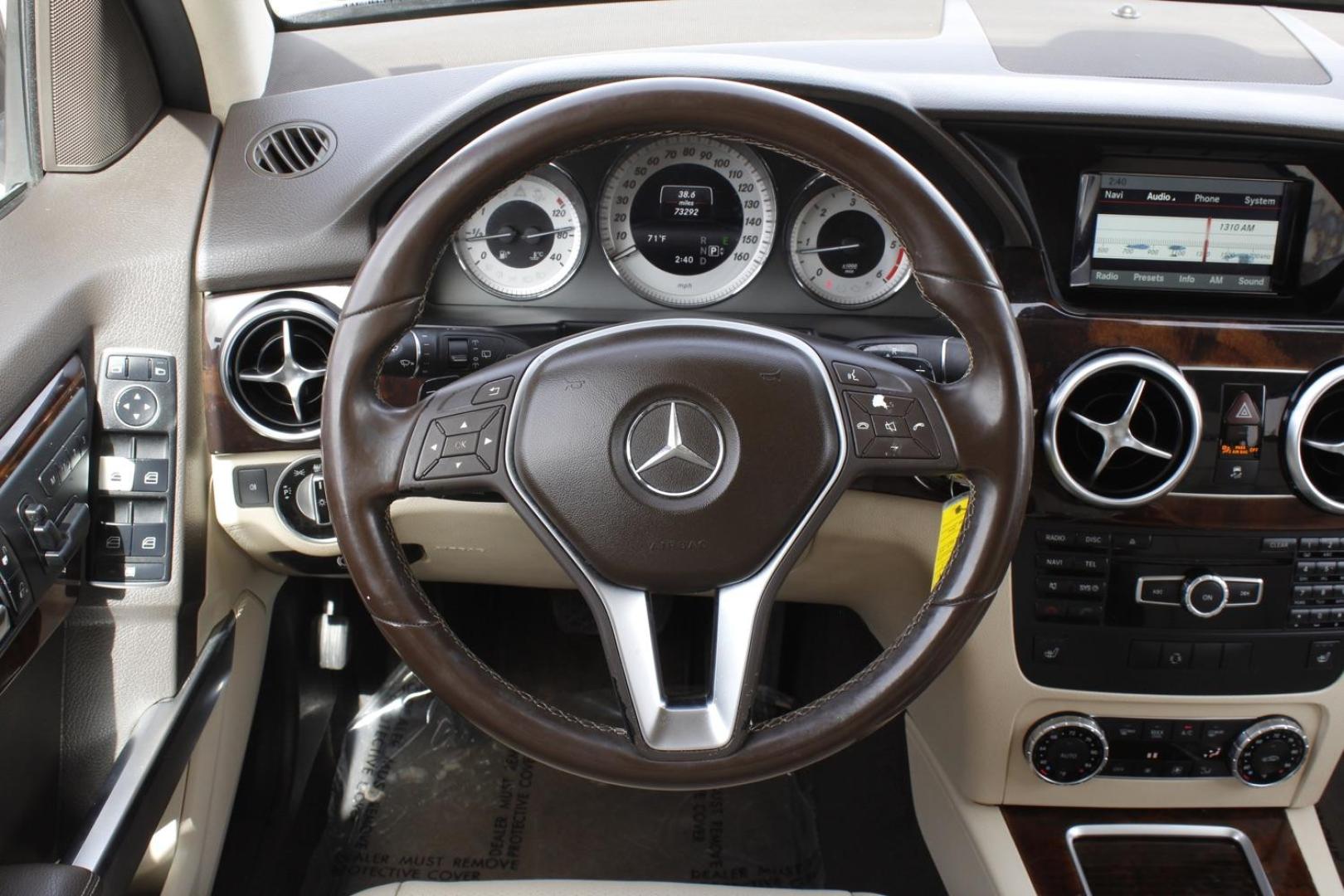 2015 Blue Mercedes-Benz GLK-Class GLK250 BlueTEC 4MATIC (WDCGG0EB9FG) with an 2.1L engine, 7-Speed Automatic transmission, located at 2401 E Main St., Grand Prairie, TX, 75050, (972) 262-4440, 32.748981, -96.969643 - Photo#22