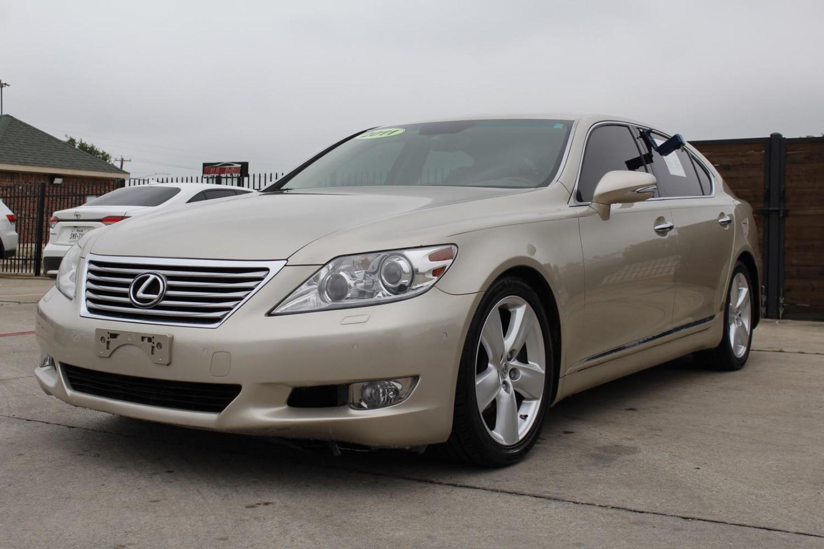 2011 Gold Lexus LS L (JTHGL5EF3B5) , located at 2401 E Main St., Grand Prairie, TX, 75050, (972) 262-4440, 32.748981, -96.969643 - Photo#1