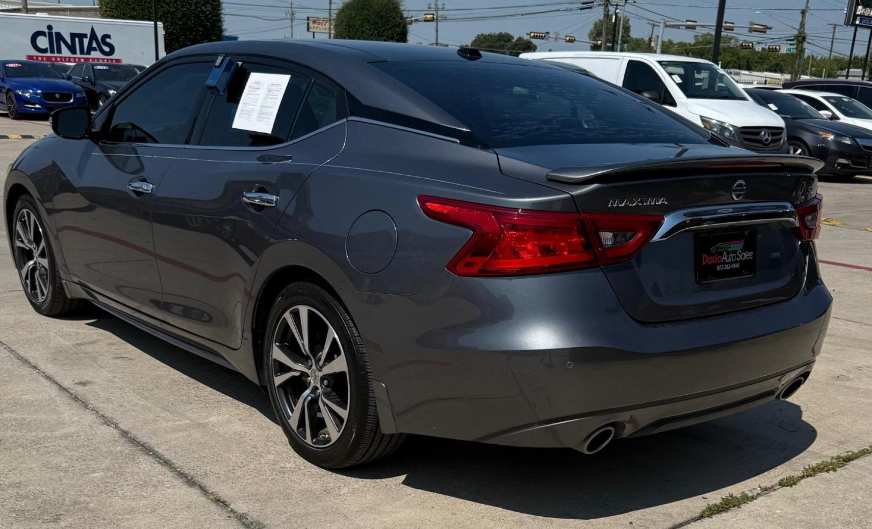 2016 Gray Nissan Maxima 3.5 SL (1N4AA6AP4GC) with an VQ 3.5L V-6 DOHC engine, located at 2401 E Main St., Grand Prairie, TX, 75050, (972) 262-4440, 32.748981, -96.969643 - Photo#6
