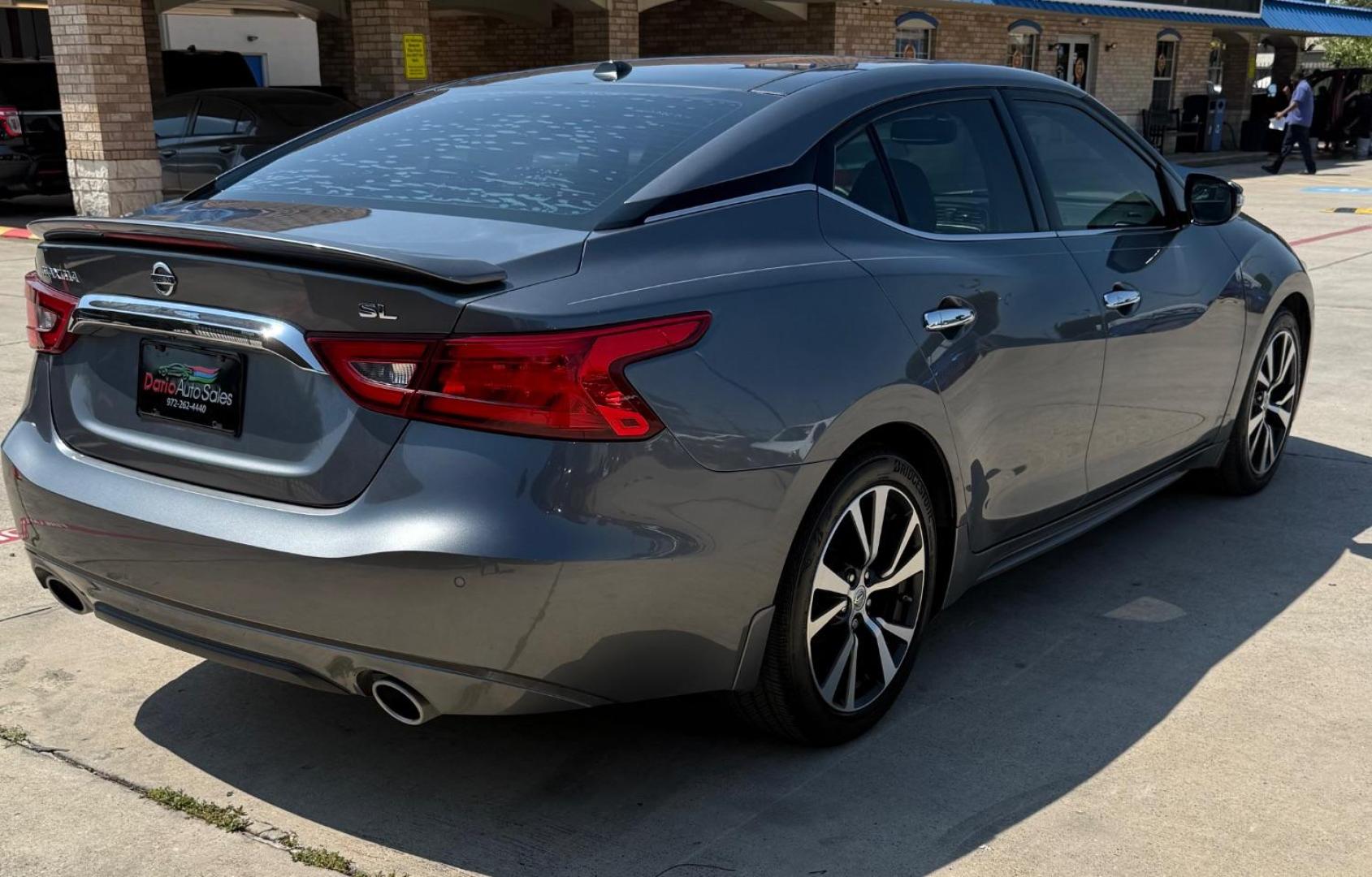 2016 Gray Nissan Maxima 3.5 SL (1N4AA6AP4GC) with an VQ 3.5L V-6 DOHC engine, located at 2401 E Main St., Grand Prairie, TX, 75050, (972) 262-4440, 32.748981, -96.969643 - Photo#12