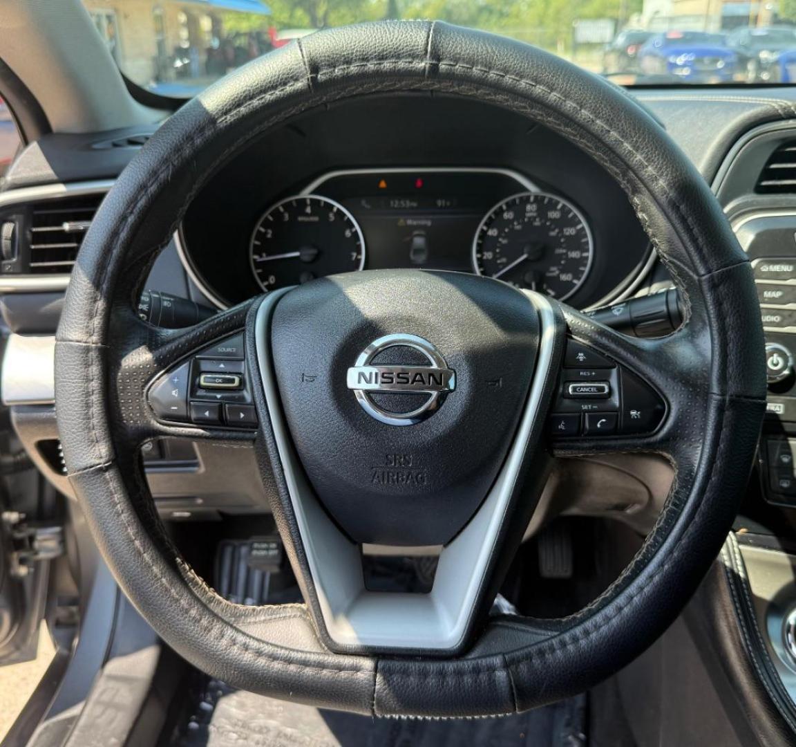 2016 Gray Nissan Maxima 3.5 SL (1N4AA6AP4GC) with an VQ 3.5L V-6 DOHC engine, located at 2401 E Main St., Grand Prairie, TX, 75050, (972) 262-4440, 32.748981, -96.969643 - Photo#22