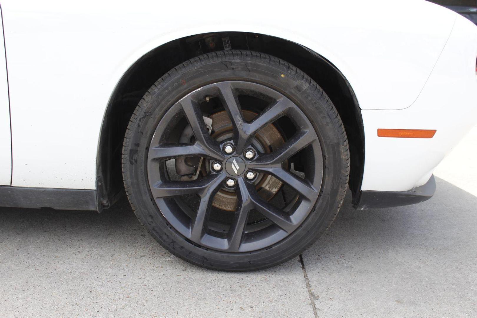 2021 White Dodge Challenger SXT (2C3CDZAG9MH) with an Pentastar 3.6L V-6 DOHC engine, located at 2401 E Main St., Grand Prairie, TX, 75050, (972) 262-4440, 32.748981, -96.969643 - Photo#8