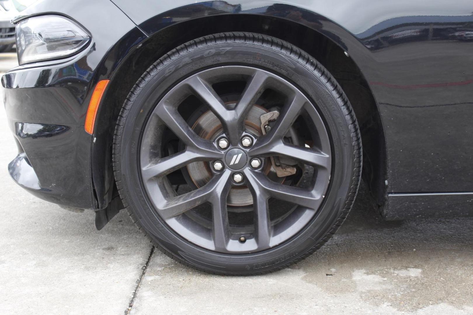 2020 Black Dodge Charger SXT RWD (2C3CDXBG8LH) with an Pentastar 3.6L V-6 DOHC engine, located at 2401 E Main St., Grand Prairie, TX, 75050, (972) 262-4440, 32.748981, -96.969643 - Photo#3