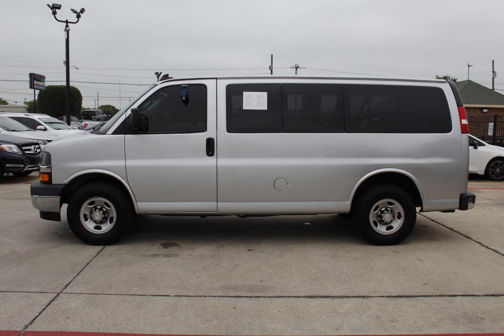 2019 Silver Chevrolet Express 2500 LT (1GAWGFFG5K1) with an 6.0L engine, located at 2401 E Main St., Grand Prairie, TX, 75050, (972) 262-4440, 32.748981, -96.969643 - Photo#2