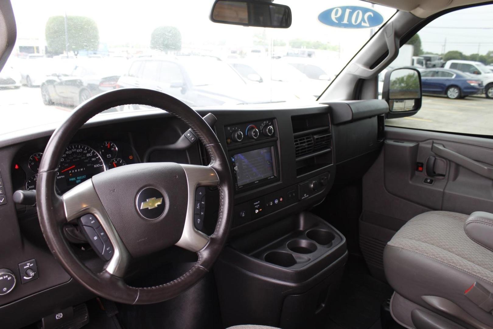 2019 Silver Chevrolet Express 2500 LT (1GAWGFFG5K1) with an 6.0L engine, located at 2401 E Main St., Grand Prairie, TX, 75050, (972) 262-4440, 32.748981, -96.969643 - Photo#11