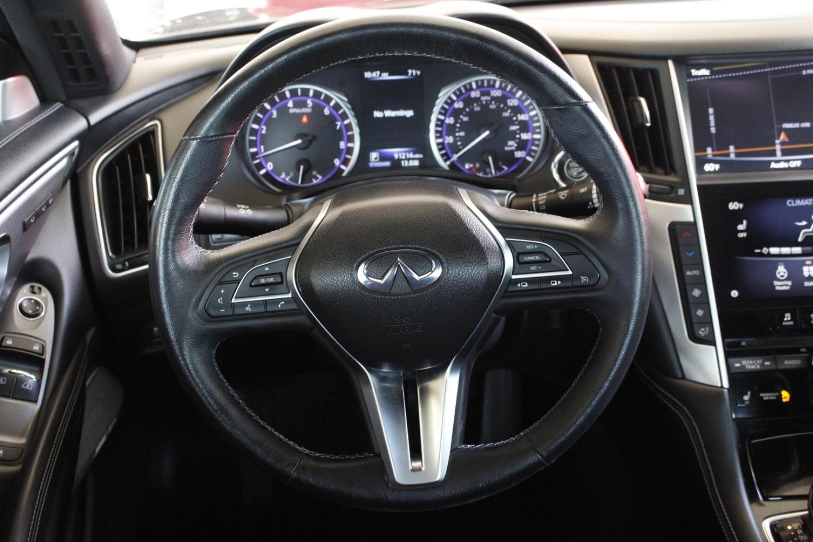 2017 Gray INFINITI Q60 3.0t Premium (JN1EV7EK3HM) with an 3L V-6 gasoline direct injection engine, located at 2401 E Main St., Grand Prairie, TX, 75050, (972) 262-4440, 32.748981, -96.969643 - Photo#22