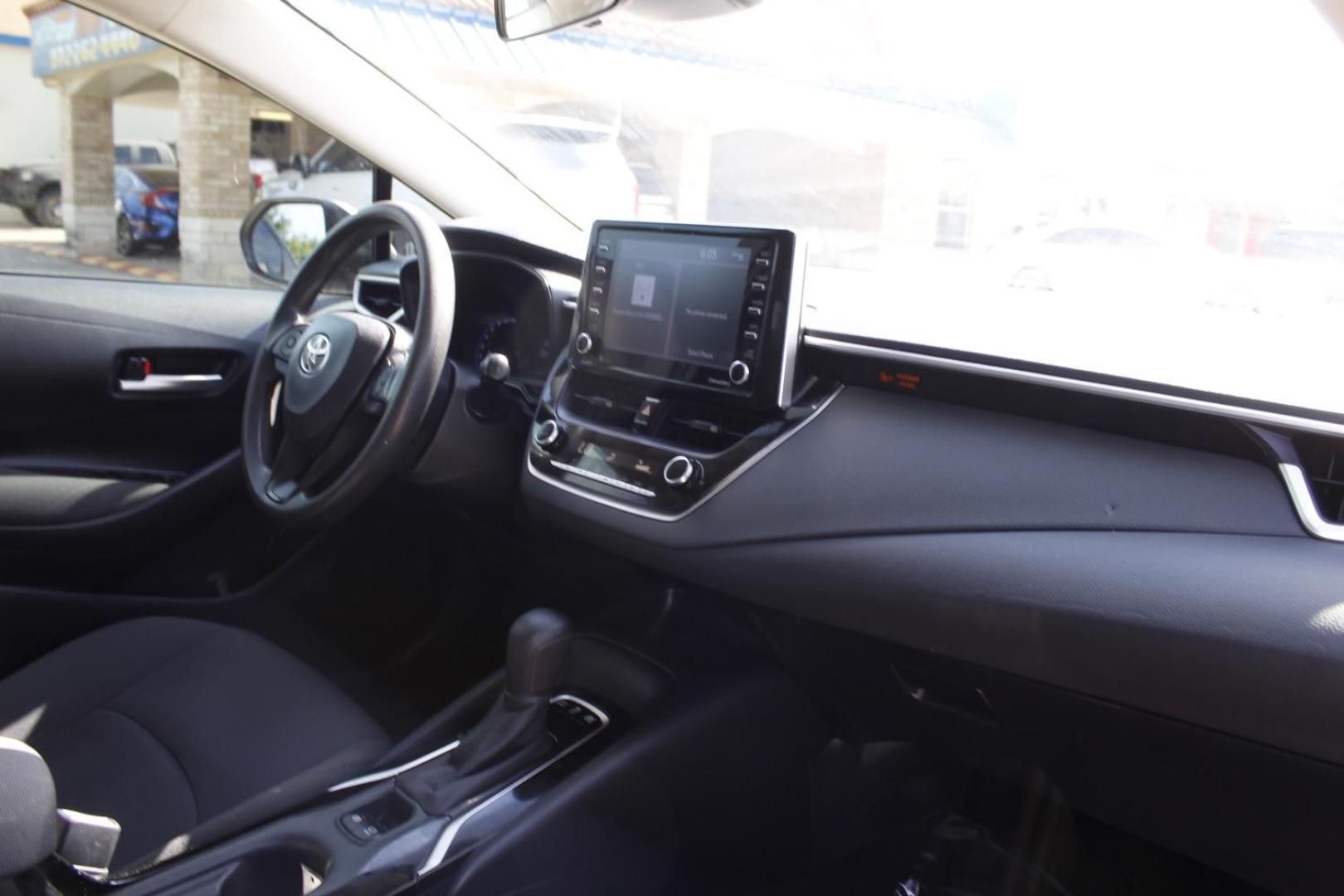 2021 Gray Toyota Corolla Hybrid LE (JTDEAMDE4MJ) with an 1.8L I-4 DOHC engine, located at 2401 E Main St., Grand Prairie, TX, 75050, (972) 262-4440, 32.748981, -96.969643 - Photo#14