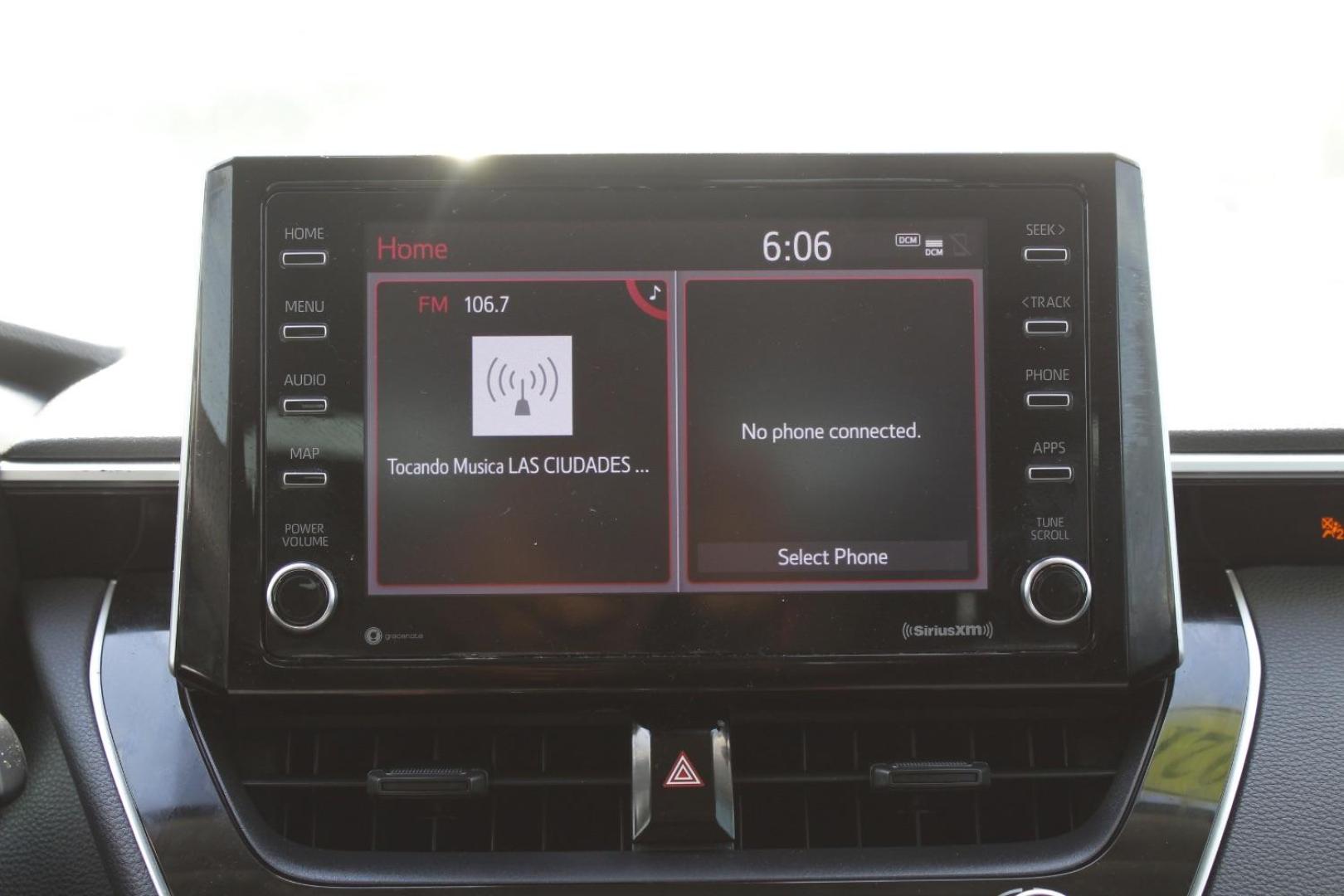 2021 Gray Toyota Corolla Hybrid LE (JTDEAMDE4MJ) with an 1.8L I-4 DOHC engine, located at 2401 E Main St., Grand Prairie, TX, 75050, (972) 262-4440, 32.748981, -96.969643 - Photo#16