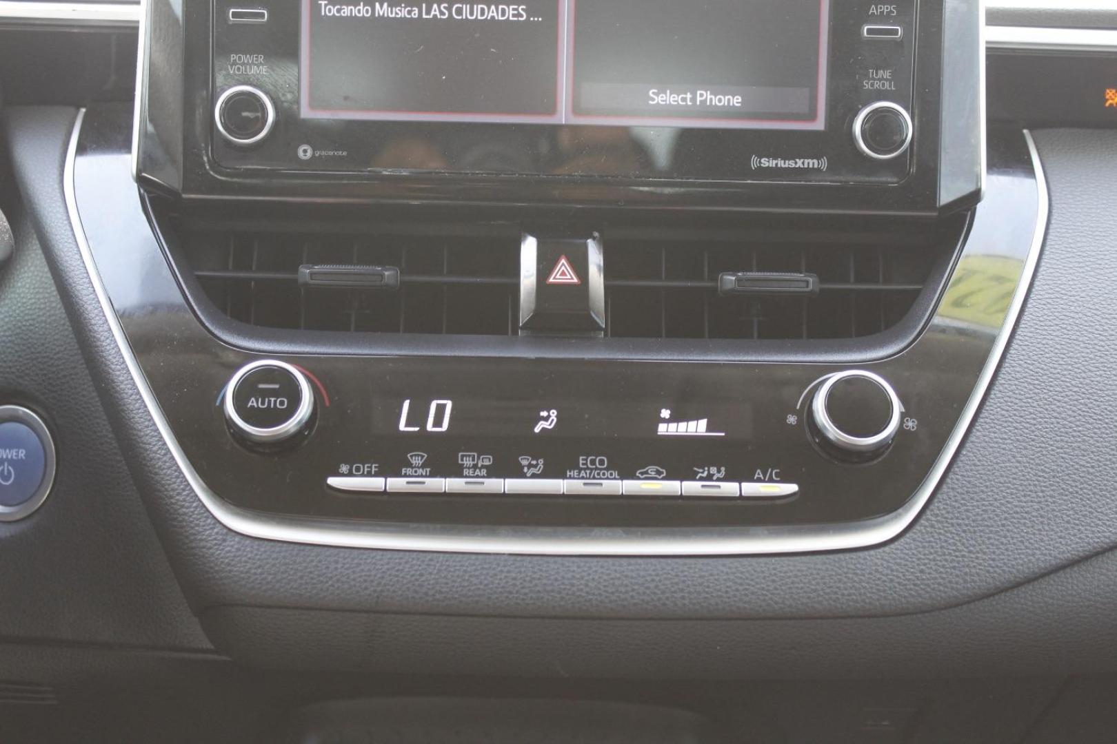 2021 Gray Toyota Corolla Hybrid LE (JTDEAMDE4MJ) with an 1.8L I-4 DOHC engine, located at 2401 E Main St., Grand Prairie, TX, 75050, (972) 262-4440, 32.748981, -96.969643 - Photo#18