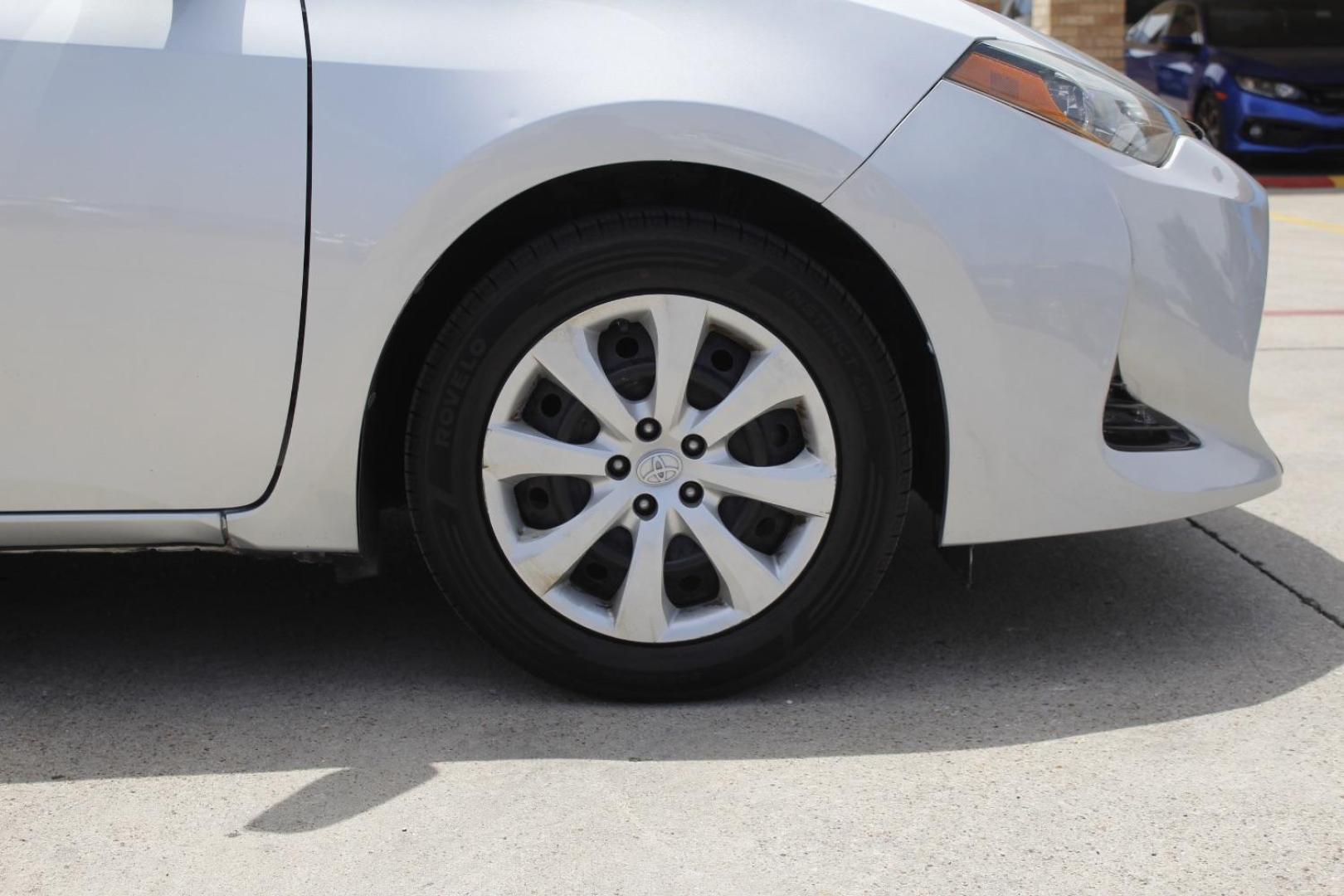 2017 Silver Toyota Corolla LE (5YFBURHE7HP) with an 1.8L I-4 DOHC engine, located at 2401 E Main St., Grand Prairie, TX, 75050, (972) 262-4440, 32.748981, -96.969643 - Photo#10