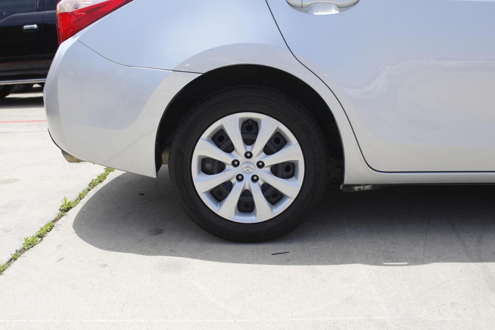 2017 Silver Toyota Corolla LE (5YFBURHE7HP) with an 1.8L I-4 DOHC engine, located at 2401 E Main St., Grand Prairie, TX, 75050, (972) 262-4440, 32.748981, -96.969643 - Photo#11